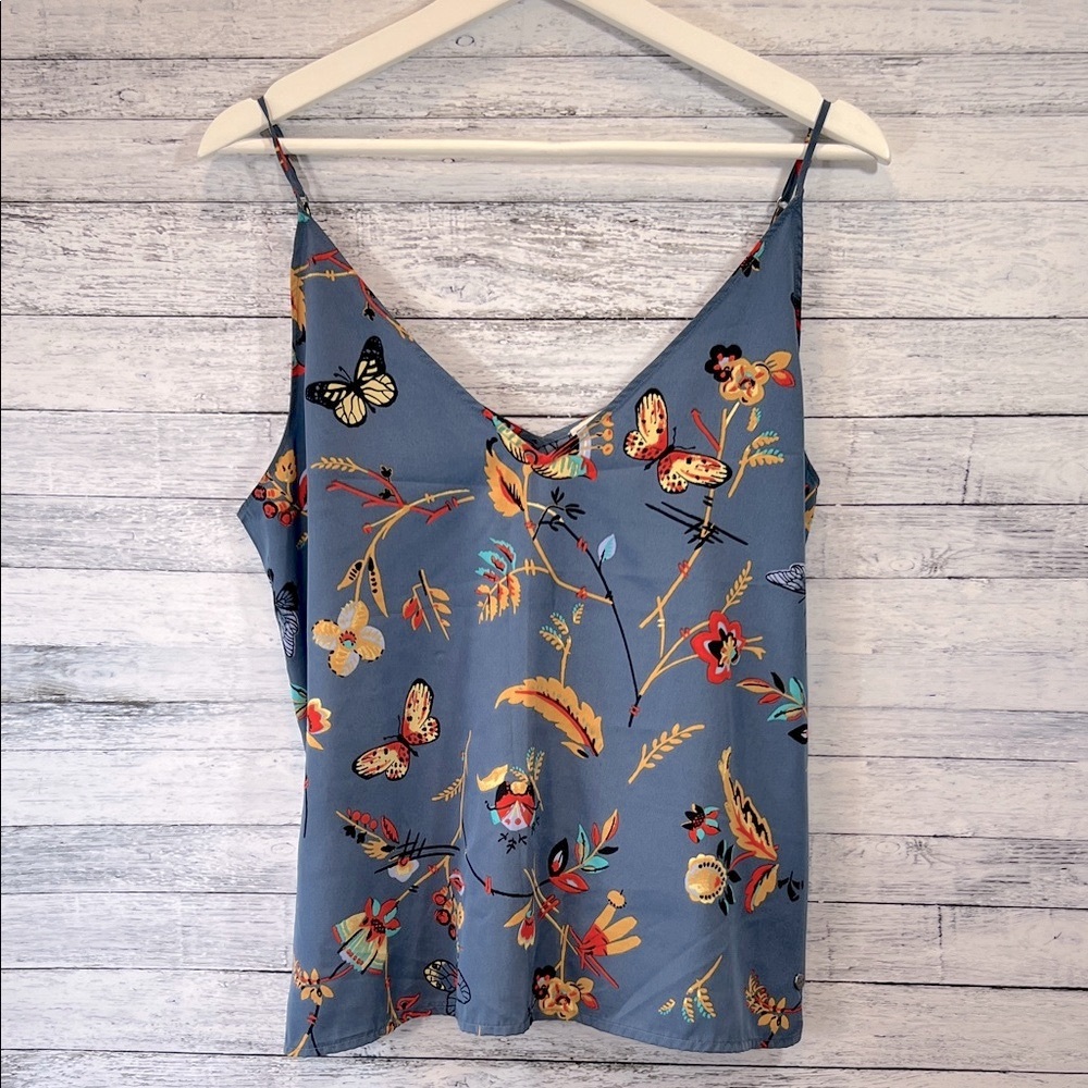 Abercrombie & Fitch Butterfly Floral Print Women's Top